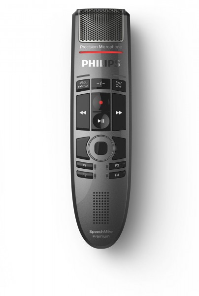 Philips SpeechMike Premium Touch SMP 3700, Drucktasten und Touchpad