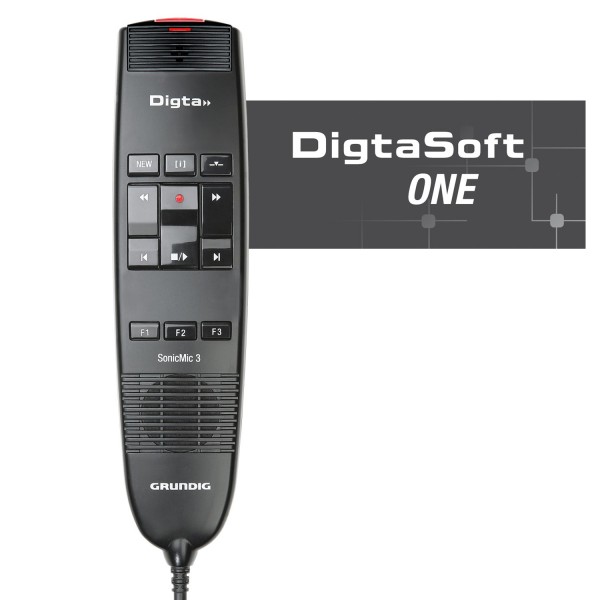 Grundig PDD8200 Digta SonicMic 3 Classic mit DigtaSoft One