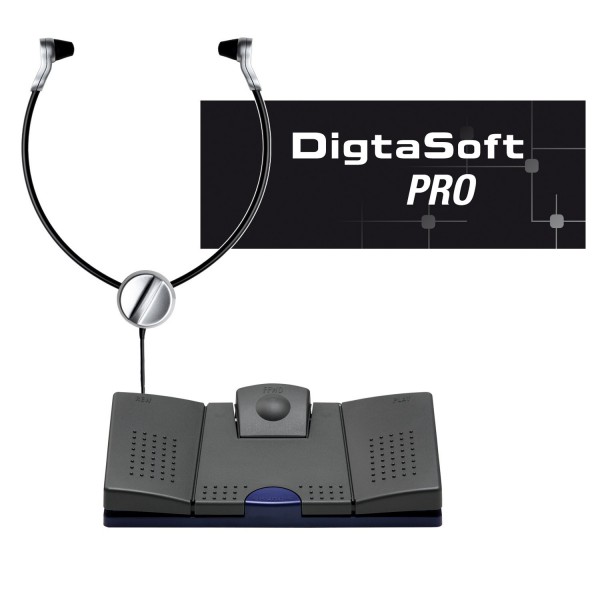 Grundig KDC5671-22 Digta Transcription Starter Kit USB mit DigtaSoft Pro