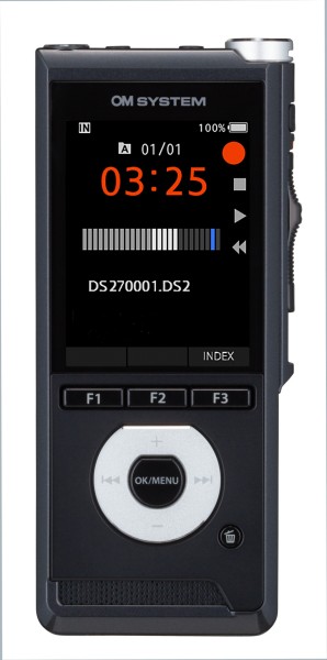 OM System DS-2700 (ODMS R8 Dictation Modul Einzellizenz, LI-92B Akku, KP30 Micro-USB-Kabel)
