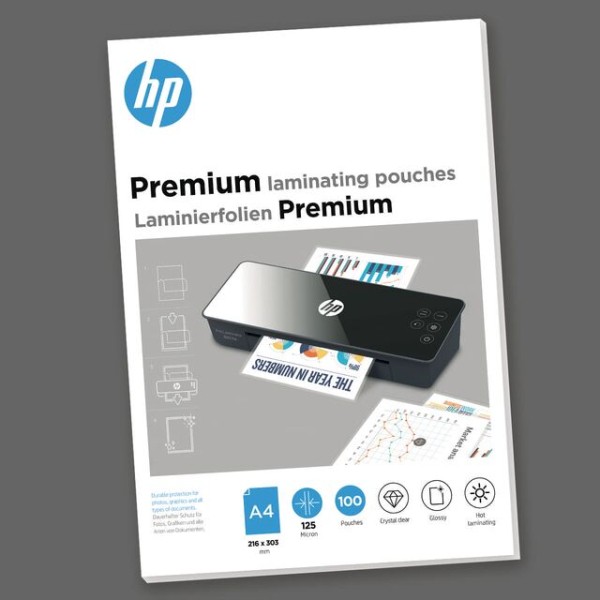 HP Premium Laminierfolien, A4, 125 Micron