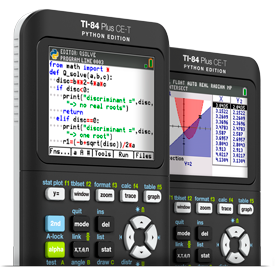 Texas Instruments TI-84 PLUS CE-T Python Edition