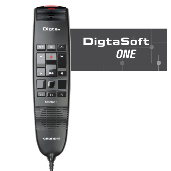Grundig PDD2200 Digta SonicMic 3 mit DigtaSoft One