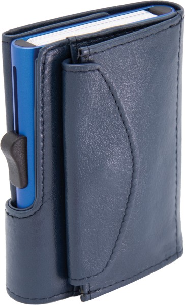 Portemonnaie mit Münzfach XL - XL Coin Wallet Cobalto with Blue Holder